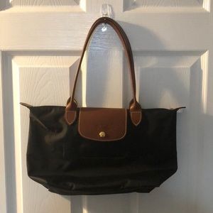 Black Longchamp purse